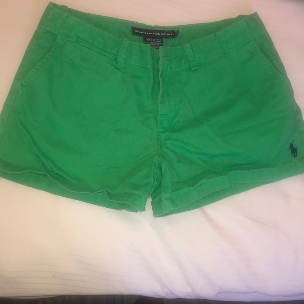 Kelly green Polo Ralph Lauren shorts
